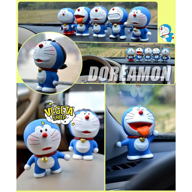 Mô hình mèo ú Doraemon Doremon Nobita đa sắc thái trang trí nhà cửa, bàn làm việc bàn học, tủ sách, taplo ô tô, quà tặng