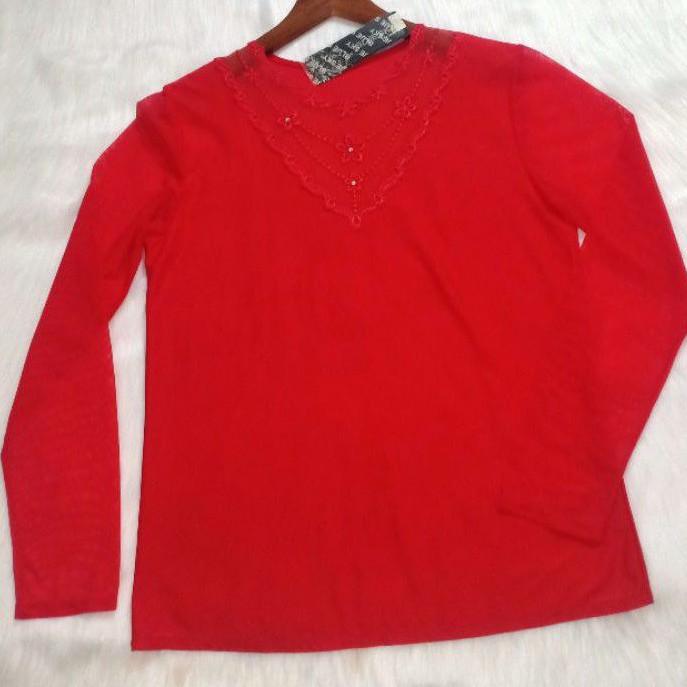 Áo Thun Cotton Phối Ren Lưới Cực Xinh ảnh thật