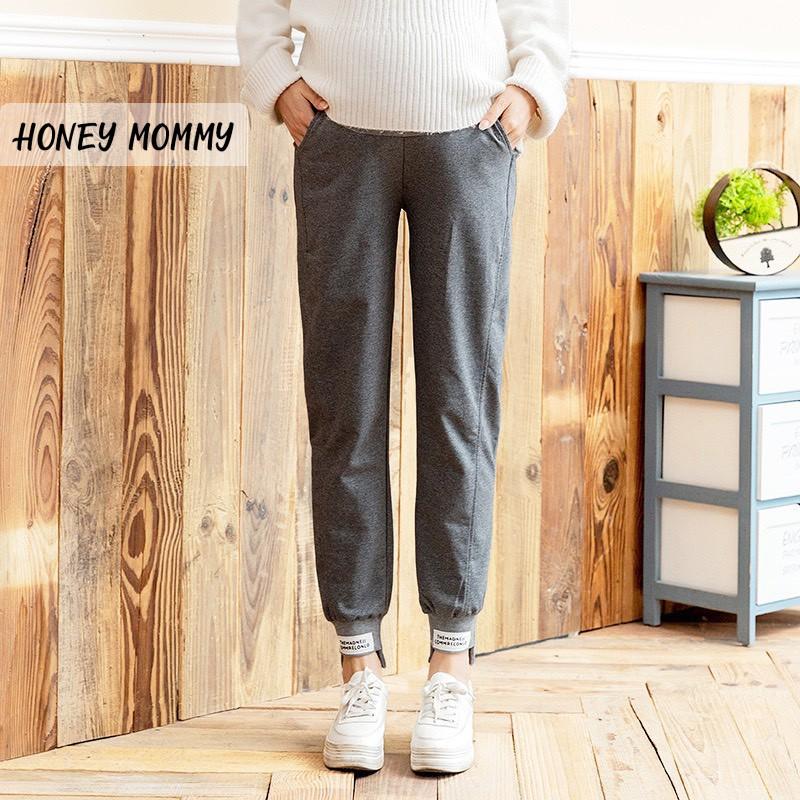 Quần Bầu Bomber Dài Bo Ống Chân Đủ Size 40 - 85kg HX4601 Honey Mommy