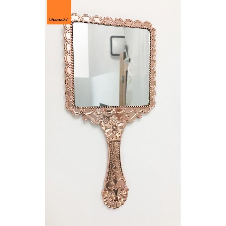 GƯƠNG TRANG ĐIỂM CẦM TAY VINTAGE GTD142
