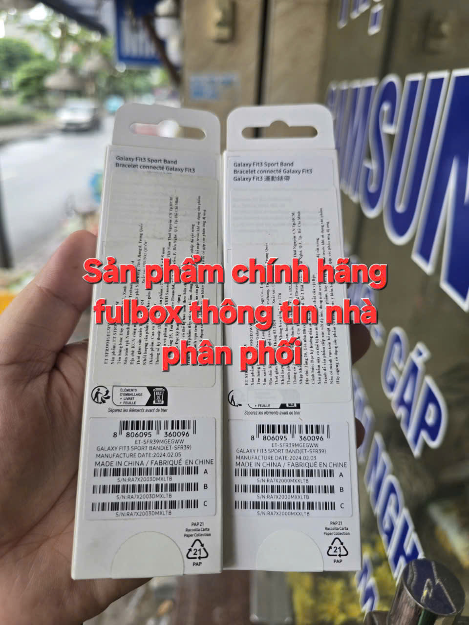 Dây đeo Sport Band dành cho galaxy Fit3-Hàng chính hãng