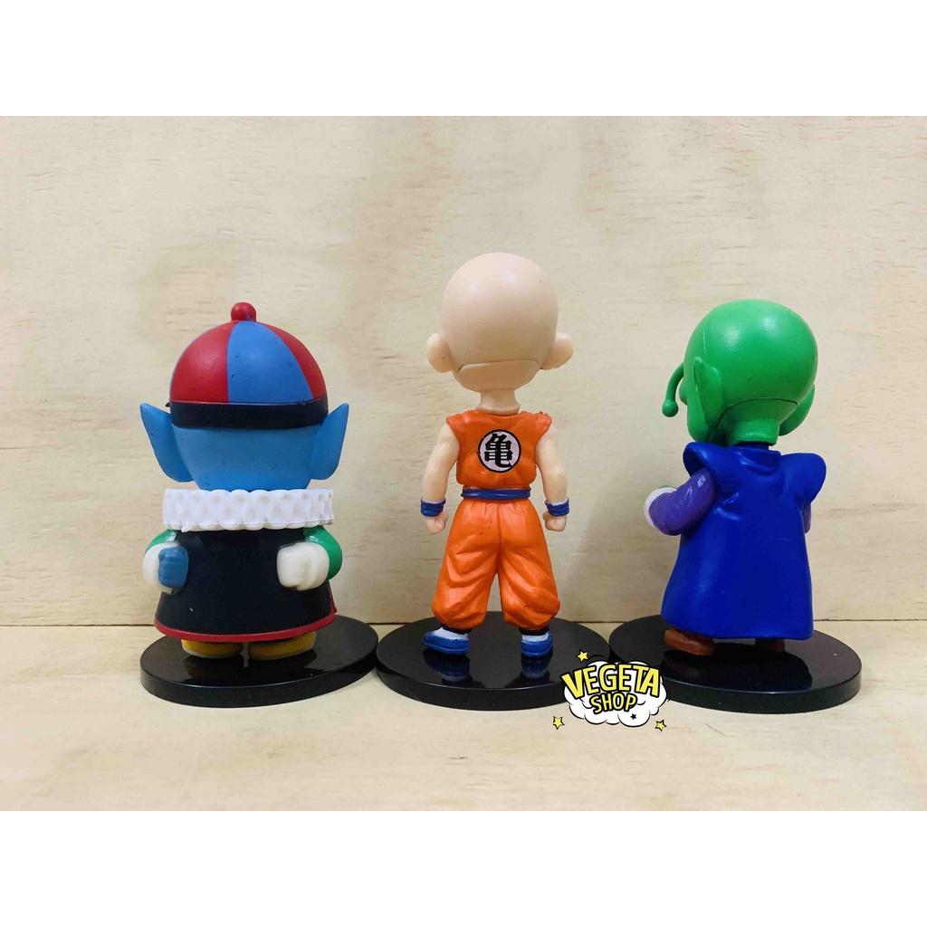 Mô hình Dragon Ball - Krillin Chiaotzu Chanxu Oolong Uron Pilaf Piccolo Son Gohan Songohan - Bán lẻ - Cao 10~12cm