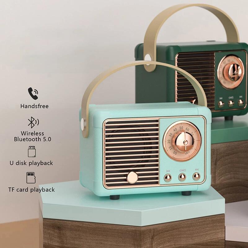 Loa bluetooth HM11 Âm Thanh Siêu Trầm Phong Cách Retro Và Phụ Kiện