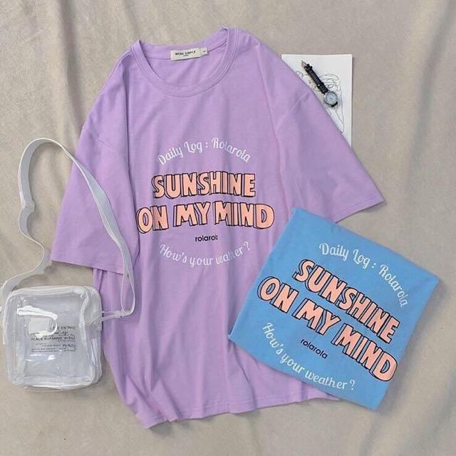 Áo thun dáng rộng Sunshine