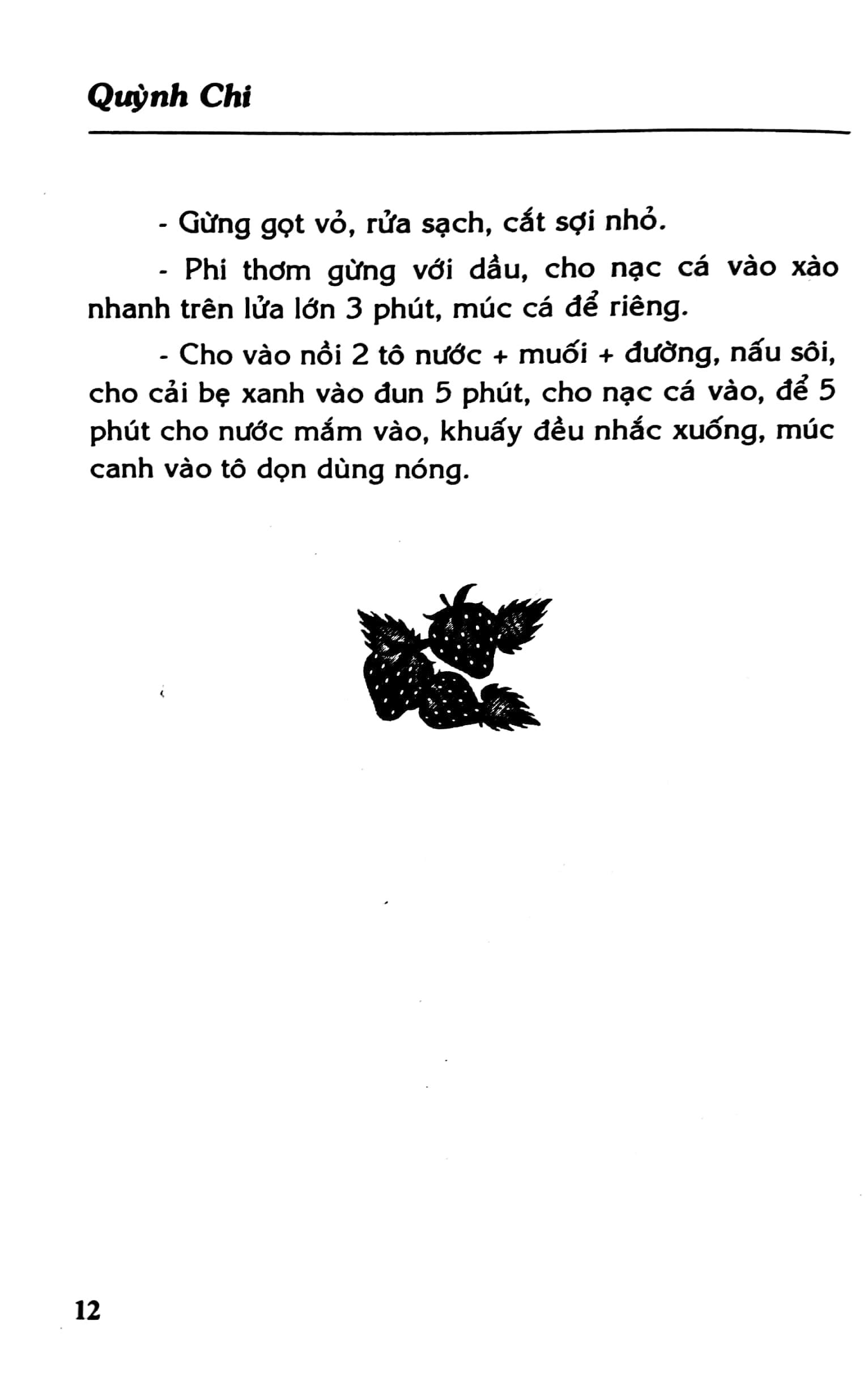 Sách Thực Đơn Bốn Món