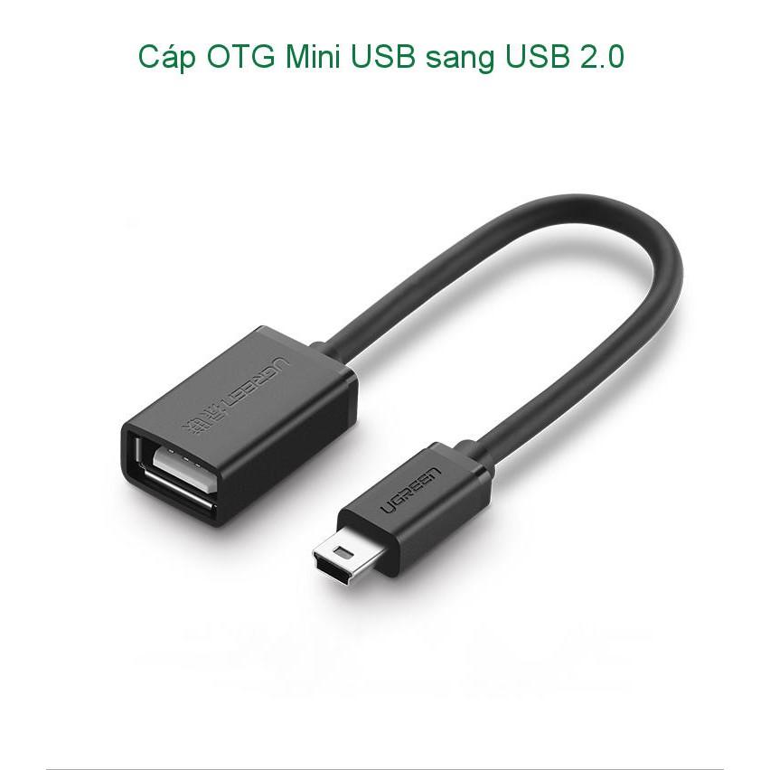 Cáp OTG Mini USB 2.0 UGREEN US249 10383 - Hàng chính hãng