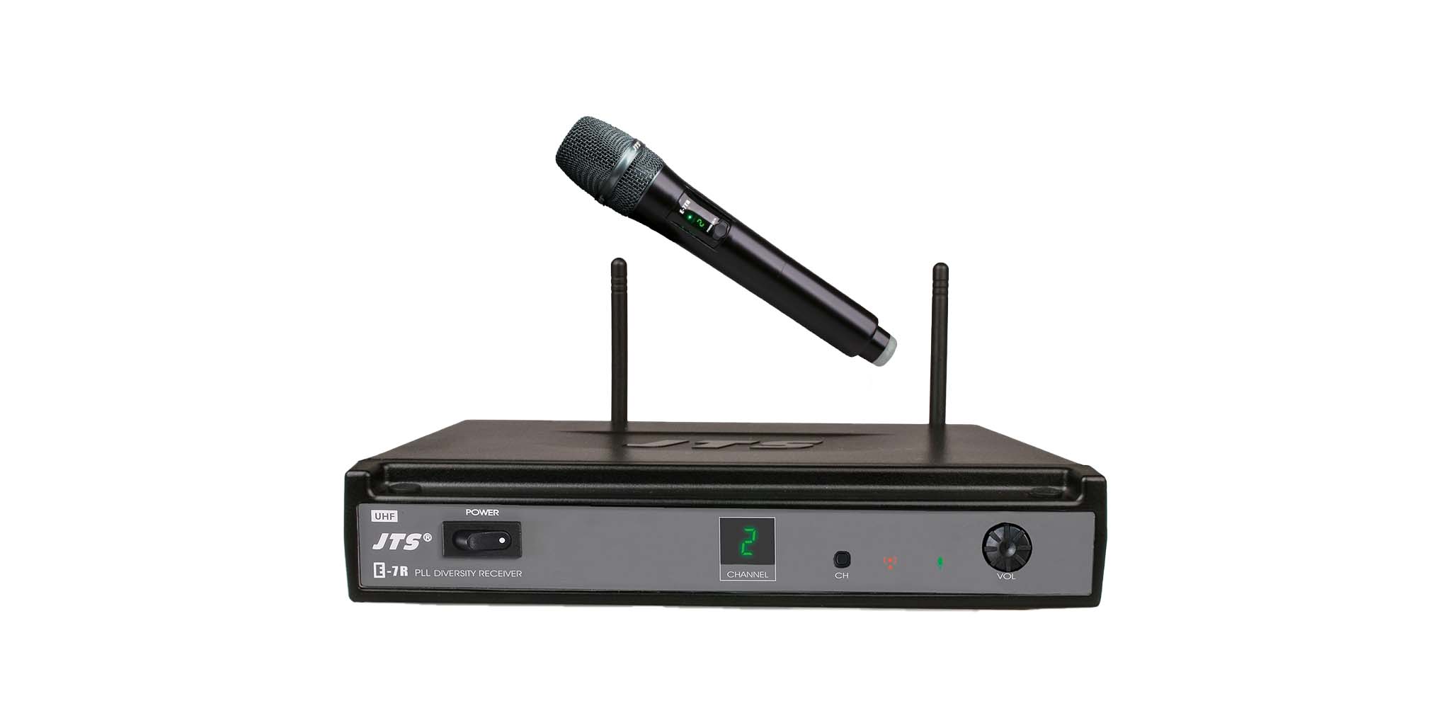 E-7R/E-7TH Bộ microphone dynamic không dây JTS - HÀNG CHÍNH HÃNG