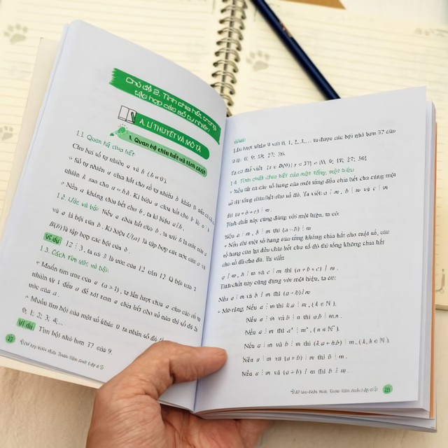 Sổ tay kiến thức Toán - Văn - Anh lớp 6 - Theo chương trình mới