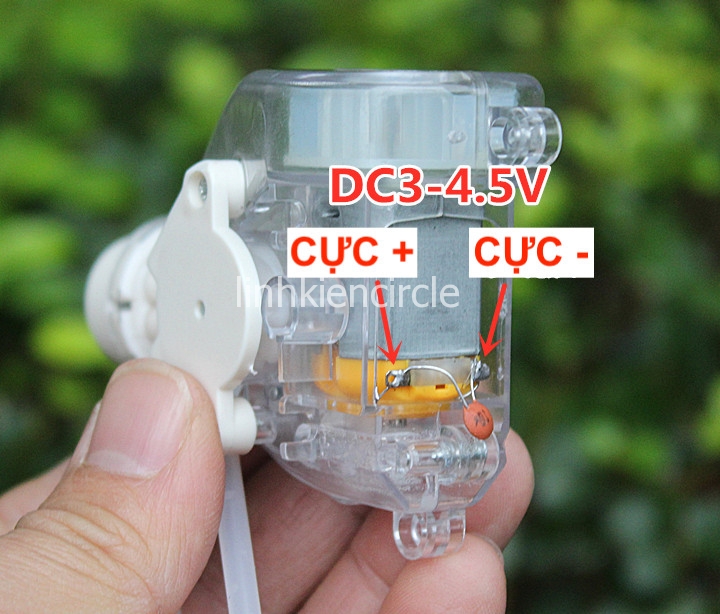 Bộ thổi bóng xà phòng sẵn bơm motor 130 cho máy thổi bong bóng xà phòng DIY 3V - 6V - LK0391