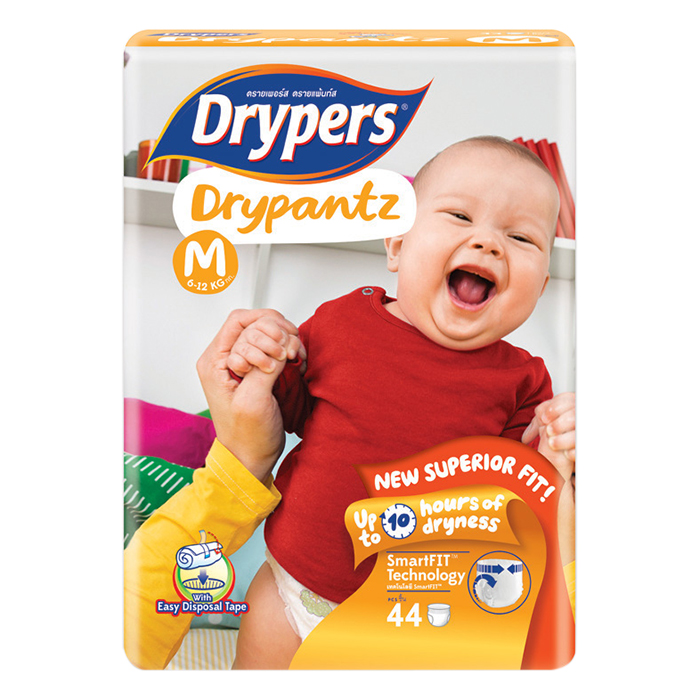 Tã quần trẻ em Drypers Drypantz M 44 miếng (6 - 12kg)