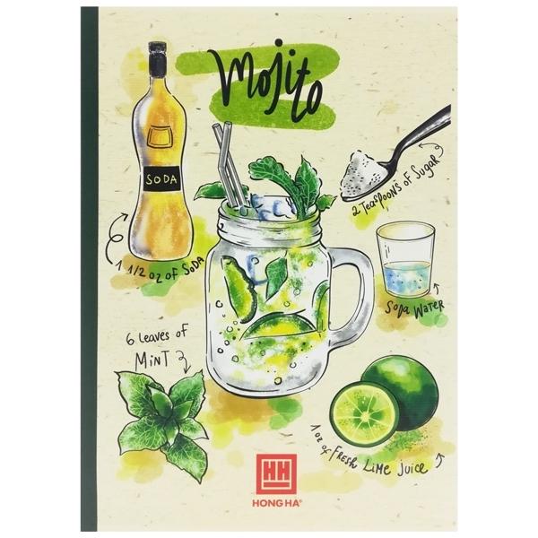 Vở Cocktail - 4 Ly Ngang 200 Trang ĐL 70g/m2 - Hồng Hà (Mẫu Màu Giao Ngẫu Nhiên)