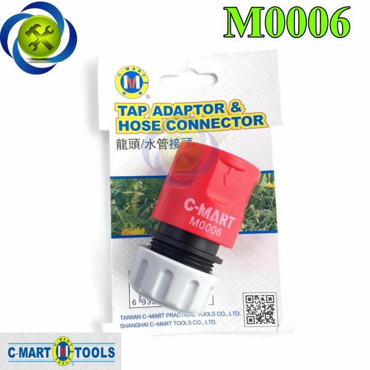 Đầu nối ống nước nhanh C-Mart M0006 sử dụng ống mềm 13mm