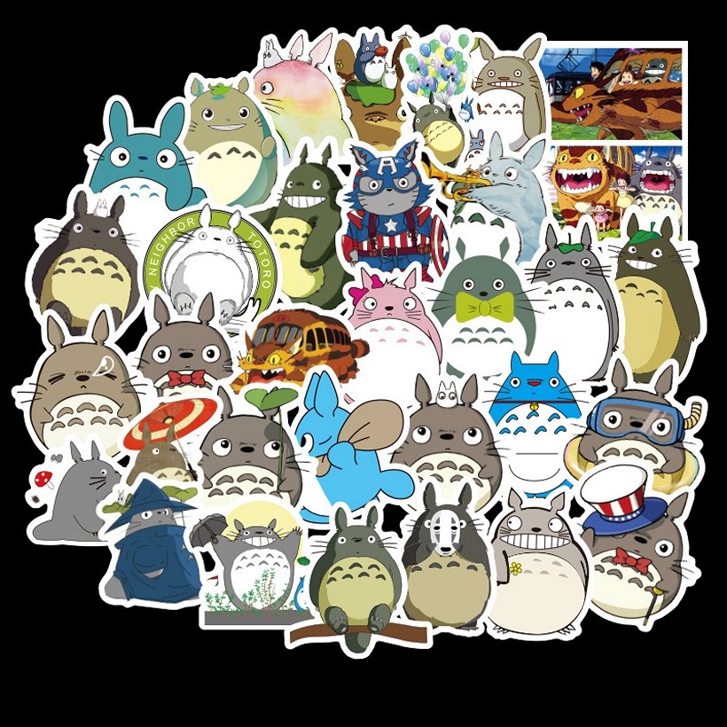 Bộ 50 miếng Sticker hình dán Totoro SetB