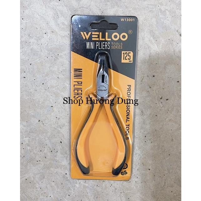 Kìm điện kìm cắt kìm nhọn mini 5” Welloo