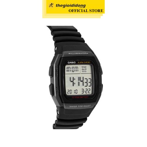 Đồng hồ CASIO 35.7 mm Nam W-96H-1BVDF - Hàng Chính Hãng