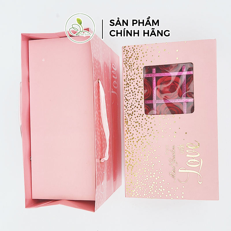 Set Quà Tặng Mini Garden Pink Rose Giftset - With Love Giftset Cực Xinh PV987