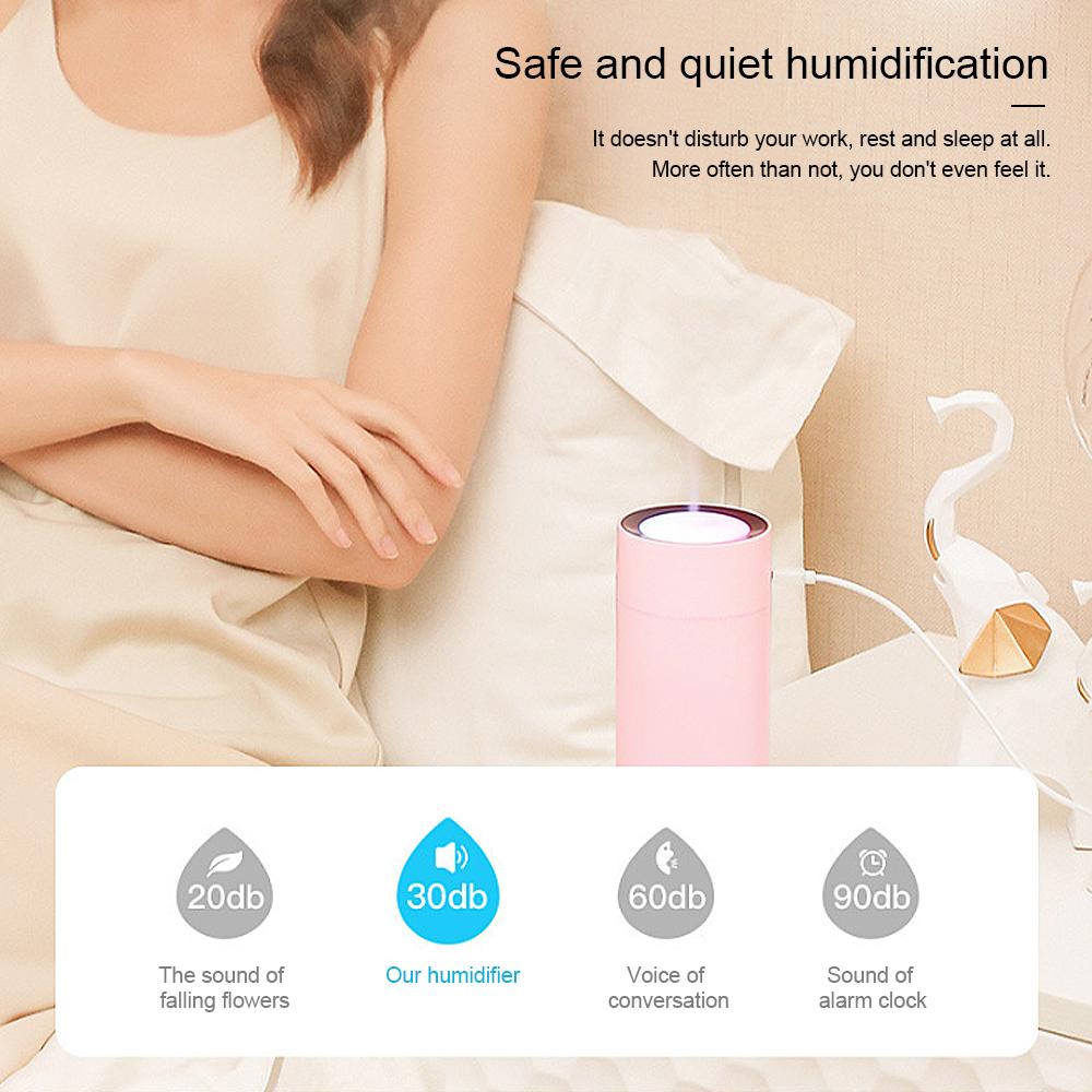 Mini Máy Tạo Độ Ẩm Không Khí Xe Ô Tô Hương Humidificador Nhiều Màu Sắc Cốc Thơm Nước Khuếch Tán Ánh Sáng Đèn LED Siêu Âm Thanh USB Thoáng Mát Phun Sương Tạo Phun Sương Tạo Ẩm Hình Ếch Con