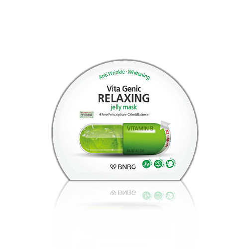 [ 10 miếng mặt nạ ] Mặt nạ cho da hư tổn , da kích ứng , nhạy cảm BNBG Vita Genic Relaxing Jelly Mask 30ml