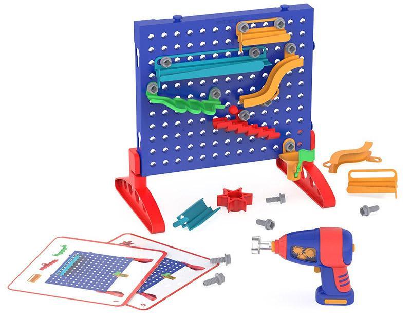 Learning Resources Đồ chơi máy khoan sáng tạo thiết kế mê cung - Design &amp; Drill Marble Maze