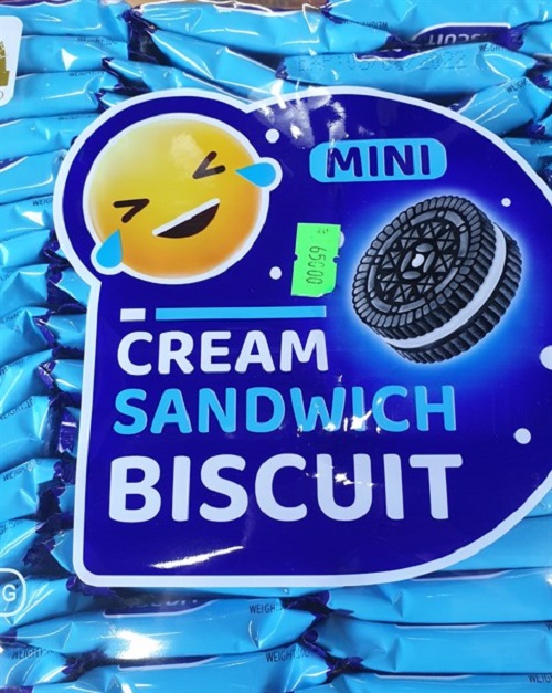 Bánh quy cream sandwich biscuit 600g