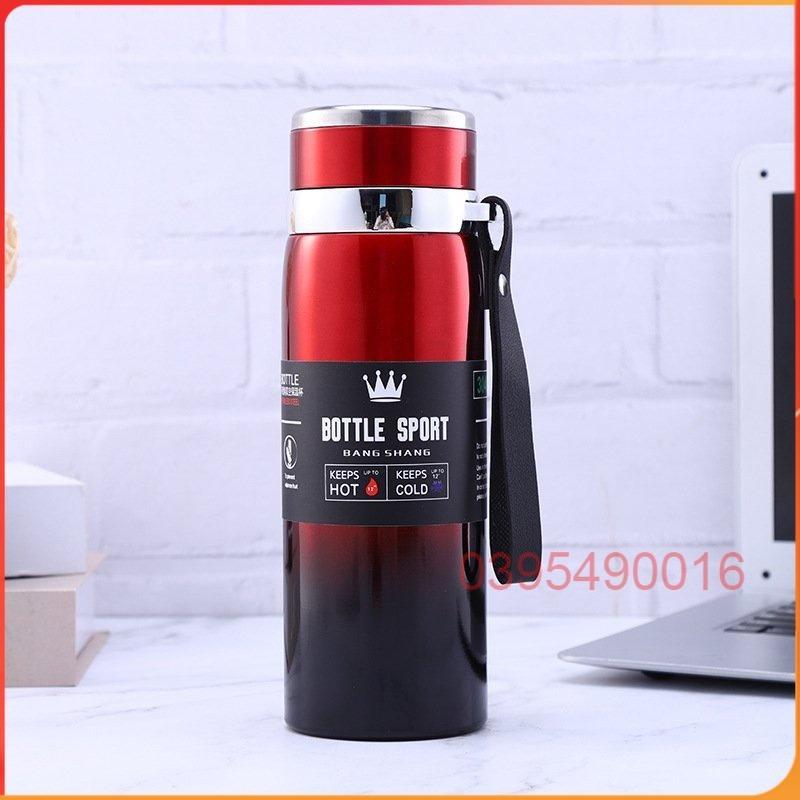 Bình nước giữ nhiệt BOTTLE SPORT lõi Inox 304 cao cấp dung tích 800ml giữ đá 12 tiếng
