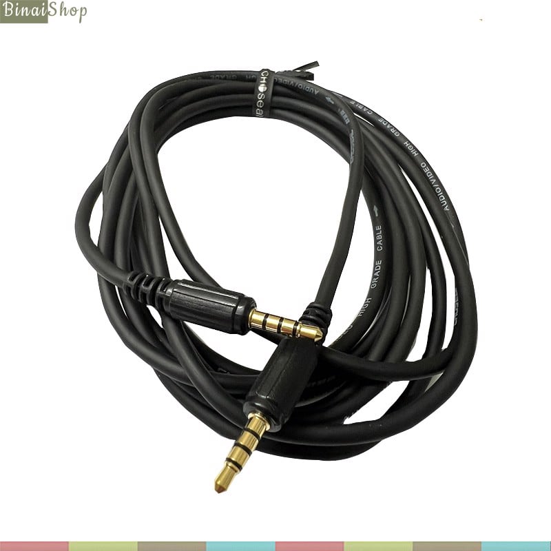 Choseal QA01BK - Cáp Âm Thanh 3.5mm TRRS-TRRS