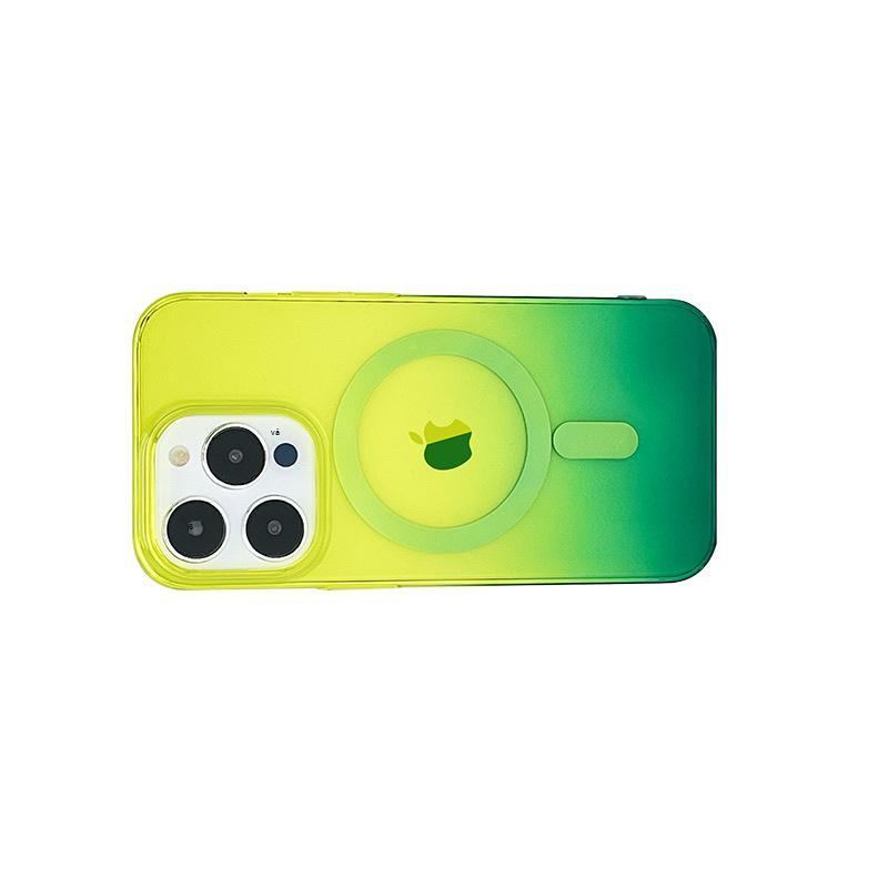 Đảm bảo chất lượng Vỏ điện thoại di động gradient từ tính magsafe phù hợp với iPhone14 Vỏ điện thoại di động Apple từ tính gradient 2 trong 1