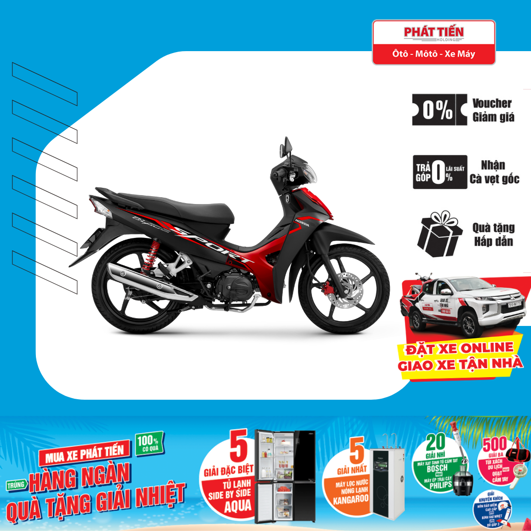 Xe Máy Honda Blade 2023 - Phiên Bản Thể Thao