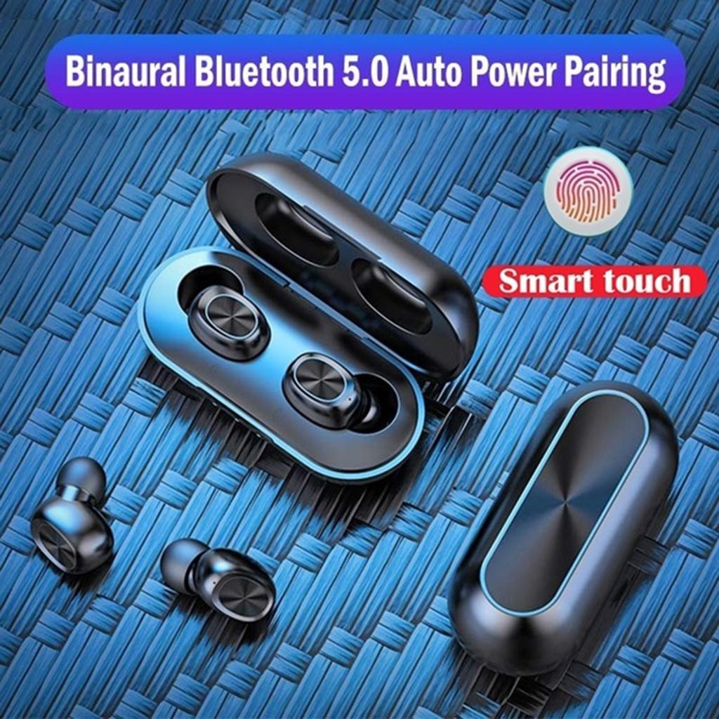 Bluetooth 5.0 Wireless Earphone, Sport Headset Ear In Headset With Portable Charging Case, Built-in Microphone, Auto Pairing, For Running