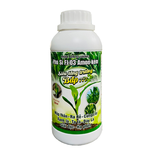 Phân bón vi lượng Siêu Tăng Trưởng Bắp 777 loại 500ml