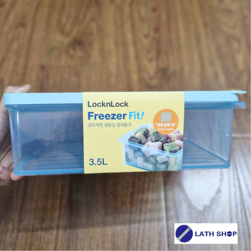 Hộp Nhựa Bảo Quản Thực Phẩm, Trữ Đông LocknLock Freezer Fit Sản Xuất Tại Hàn Quốc HFL106-3.5L- Hàng Chính Hãng