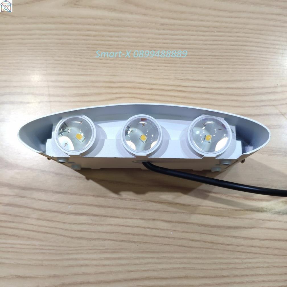 ĐÈN HẮT TƯỜNG 2 ĐẦU , 6 MẮT LED