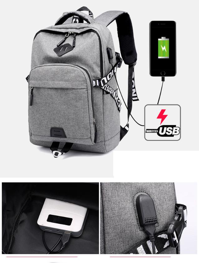 Balo Đi Học Kèm Cổng Sạc USB Ohazo! - BL81
