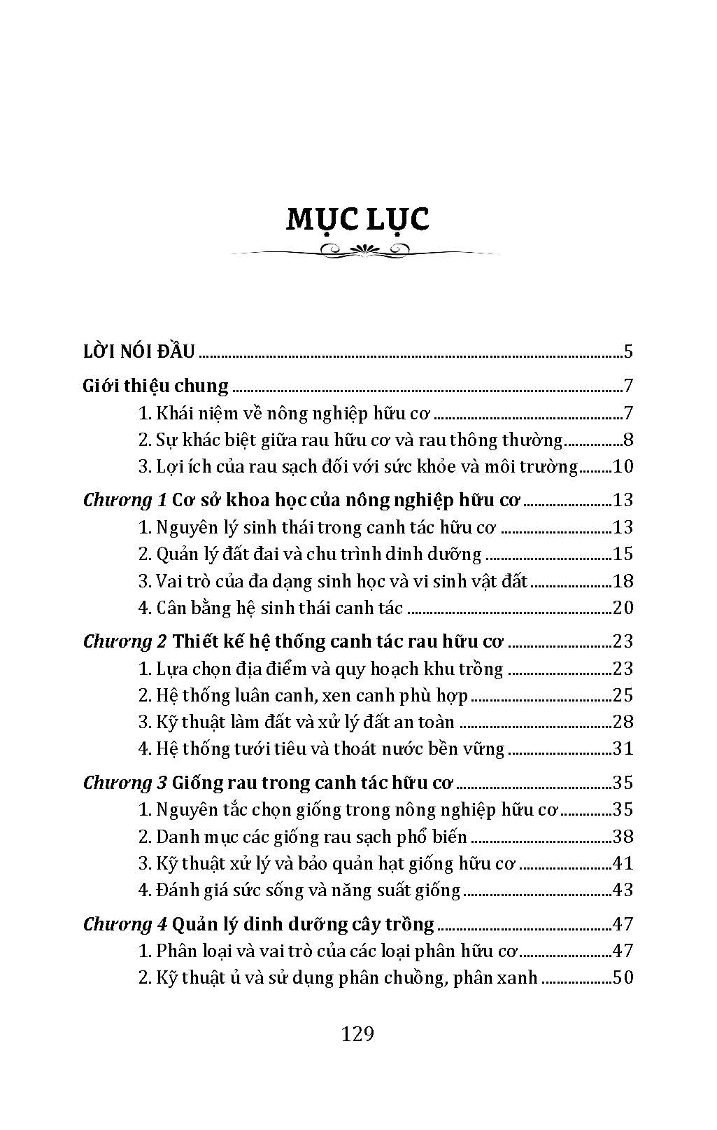 Nông Nghiệp Hữu Cơ - Kỹ Thuật Trồng Rau Sạch