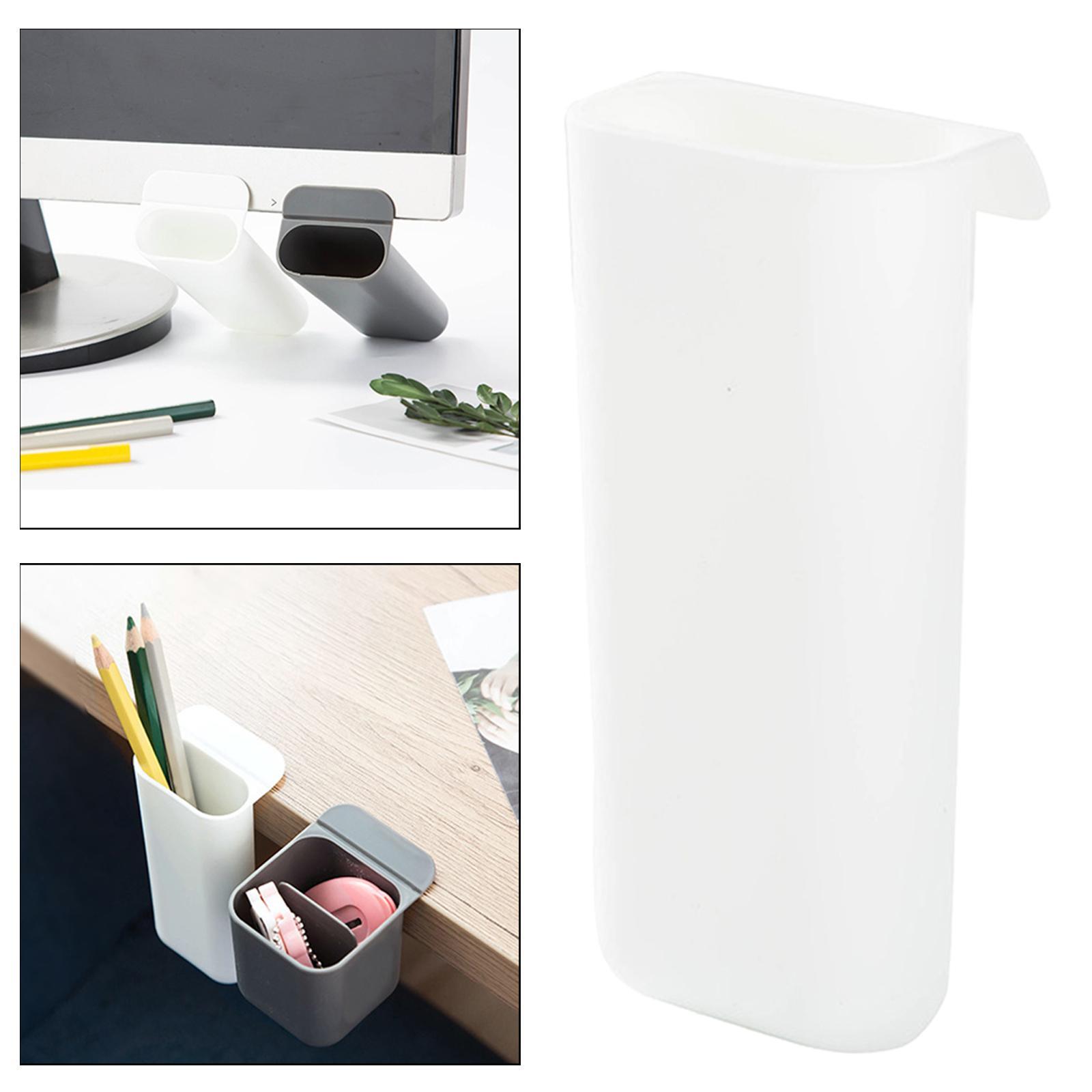Computer Monitor Pocket Pencil Holder Desktop Accessories Office