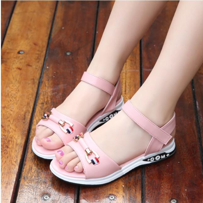 Sandal Hàn Quốc siêu dễ thương cho bé gái Đồ Da Thành Long TLG 20704