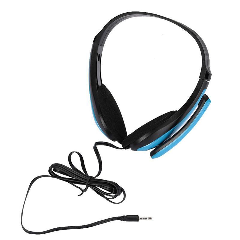 1Pc 3.5Mm Over-Tai Nghe Chơi Game Stereo Tai Nghe Nhét Tai Đỏ Vàng Xanh Dương Tai Nghe Kèm Micro Cho Laptop máy Tính Máy Tính Bảng MP3