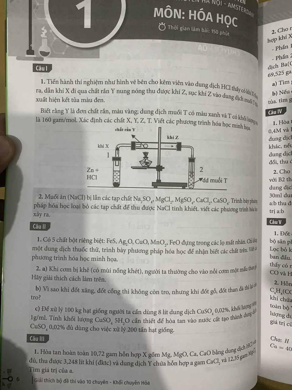 Giải Thích Bộ Đề Thi Vào 10 Chuyên - Khối Chuyên Hóa
