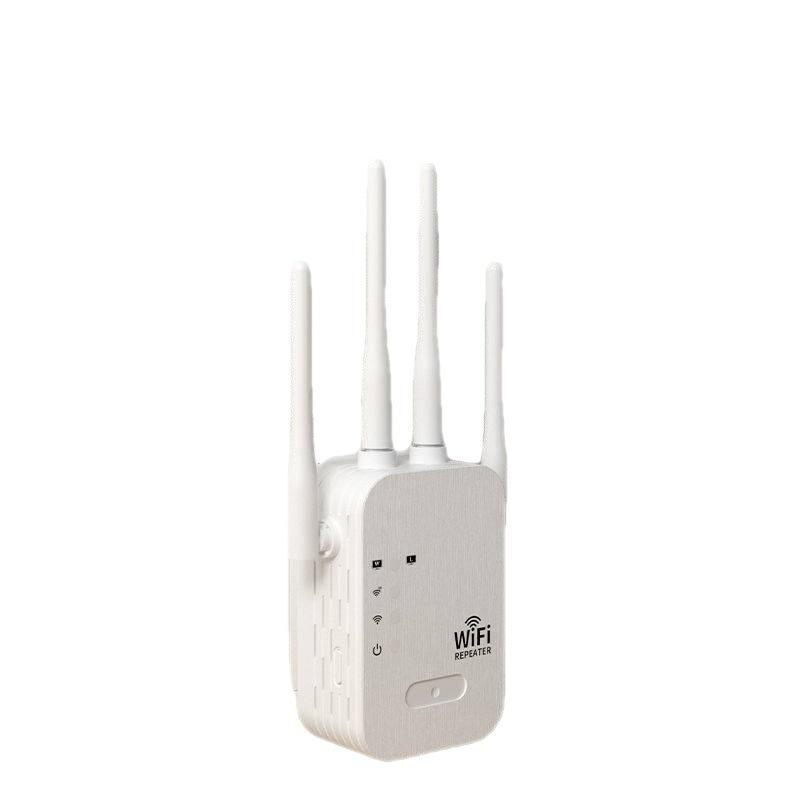 Bộ khuếch đại tín hiệu wifi phong cách mới nhất mở rộng không dây tần số kép 1200M Bộ khuếch đại tín hiệu mạng 5G Bộ lặp tại nhà