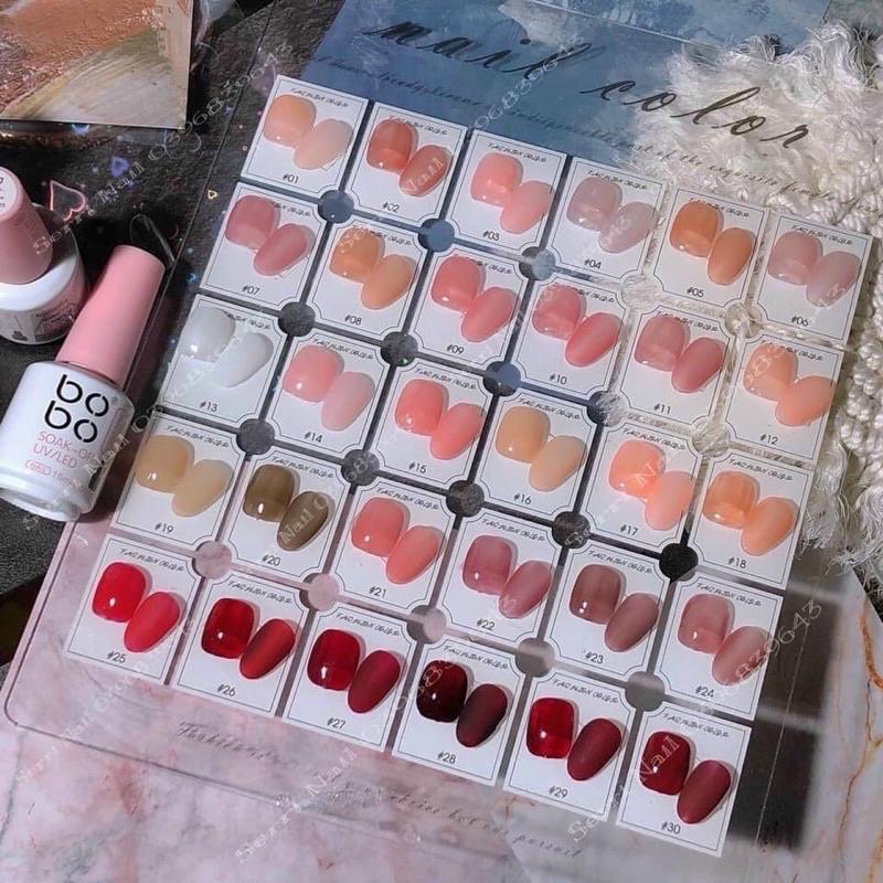 Sơn gel thạch bobo, sơn thạch lẻ màu