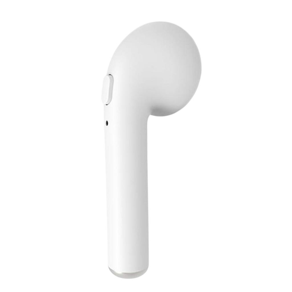 I7s Bluetooth Earphone Sport Mini True Wireless Earbuds single ear White