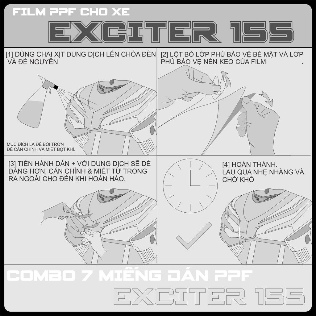 Miếng dán PPF dành cho xe EXCITER 155