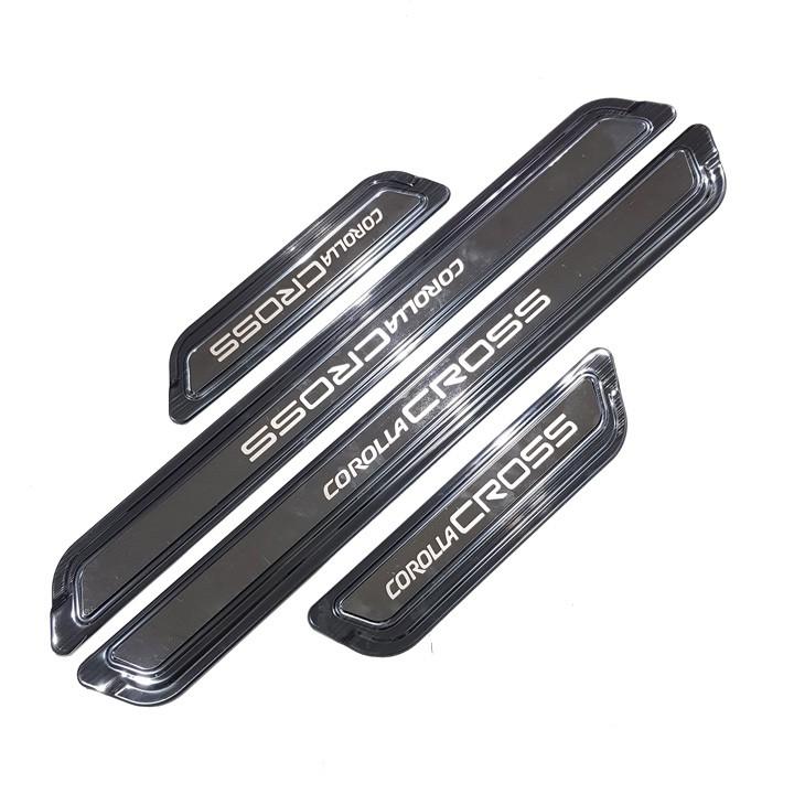Bộ Ốp bậc cửa, Nẹp bước chân Toyota Corolla Cross 2020 - Mẫu Titan