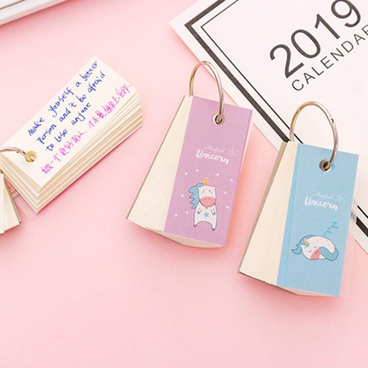 Flashcard học tiếng ngoại ngữ từ vựng 110 trang độc giác unicorn kích thích thị giác VPP150SP1