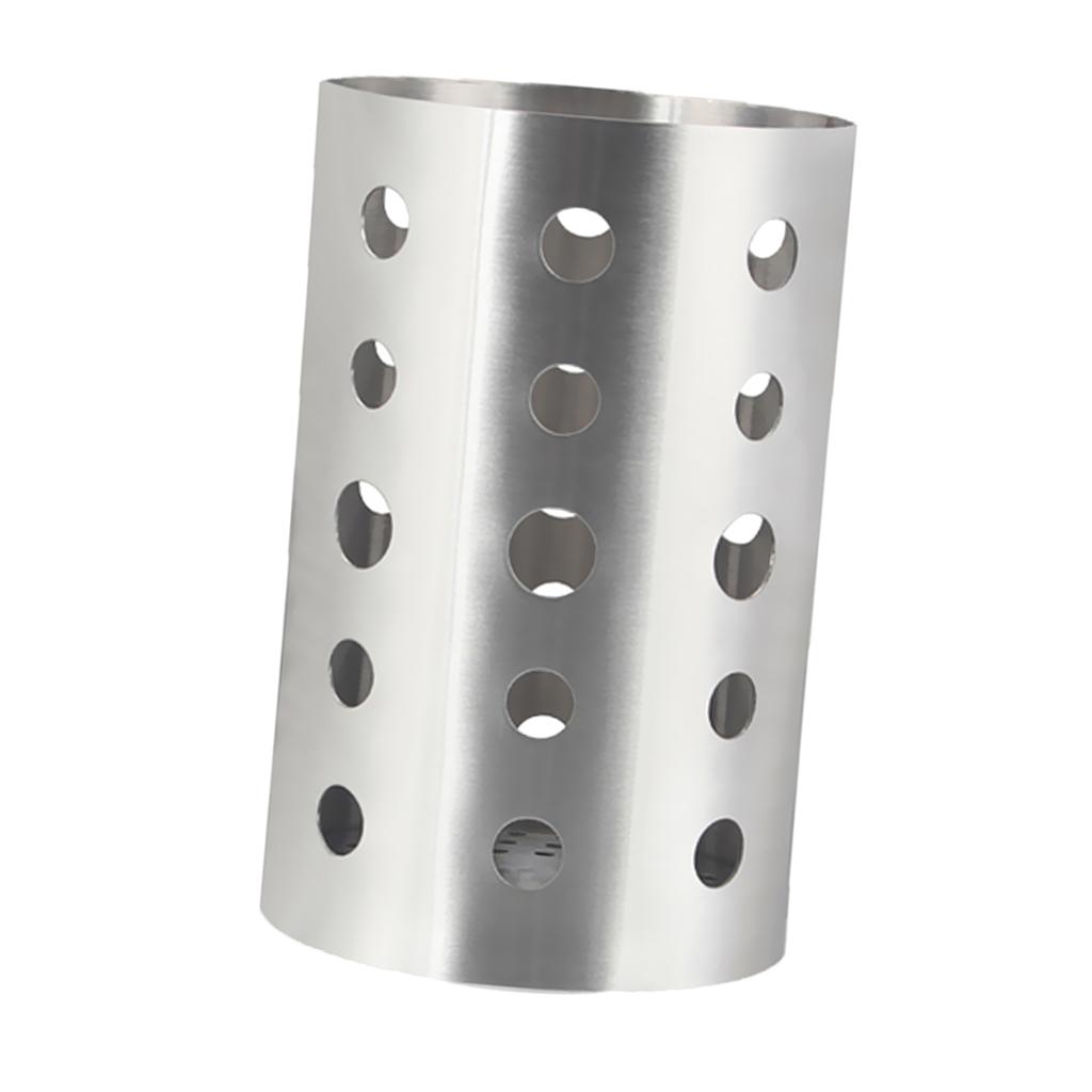 Kitchen Chopsticks Holder Spoon Fork Box Tableware Home Organizer Silver