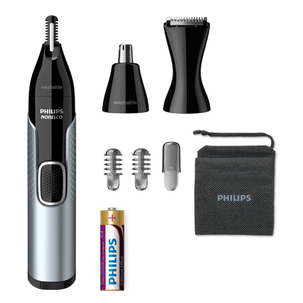 Máy Cắt Tỉa Lông Mũi, Lông Tai, Lông Mày Philips Norelco Nose Trimmer NT3600/42, NT5600/42