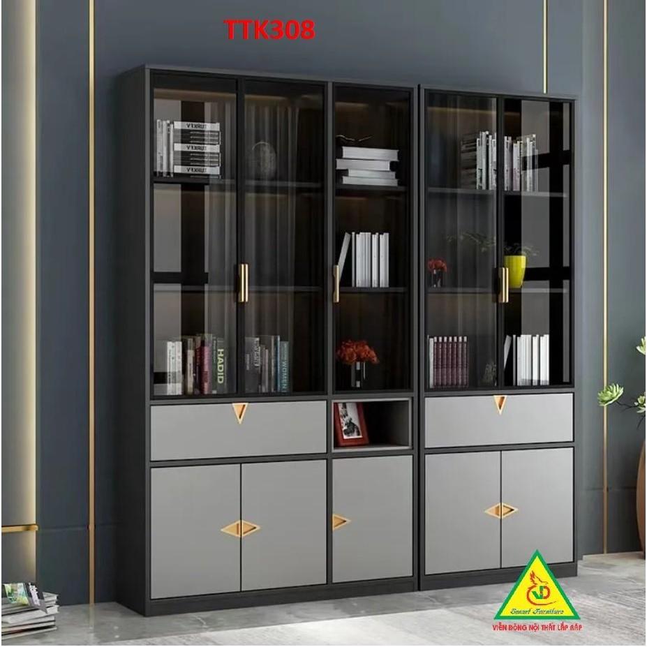 Tủ trang trí cánh kính TTK308 - Nội thất lắp ráp Viễn Đông ADV