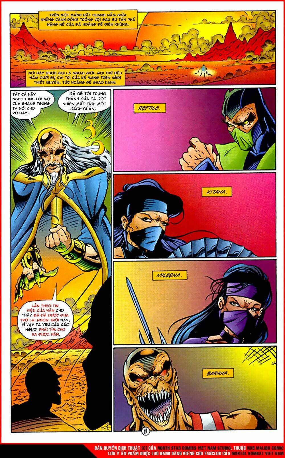 mortal kombat malibu comic chapter 1 8