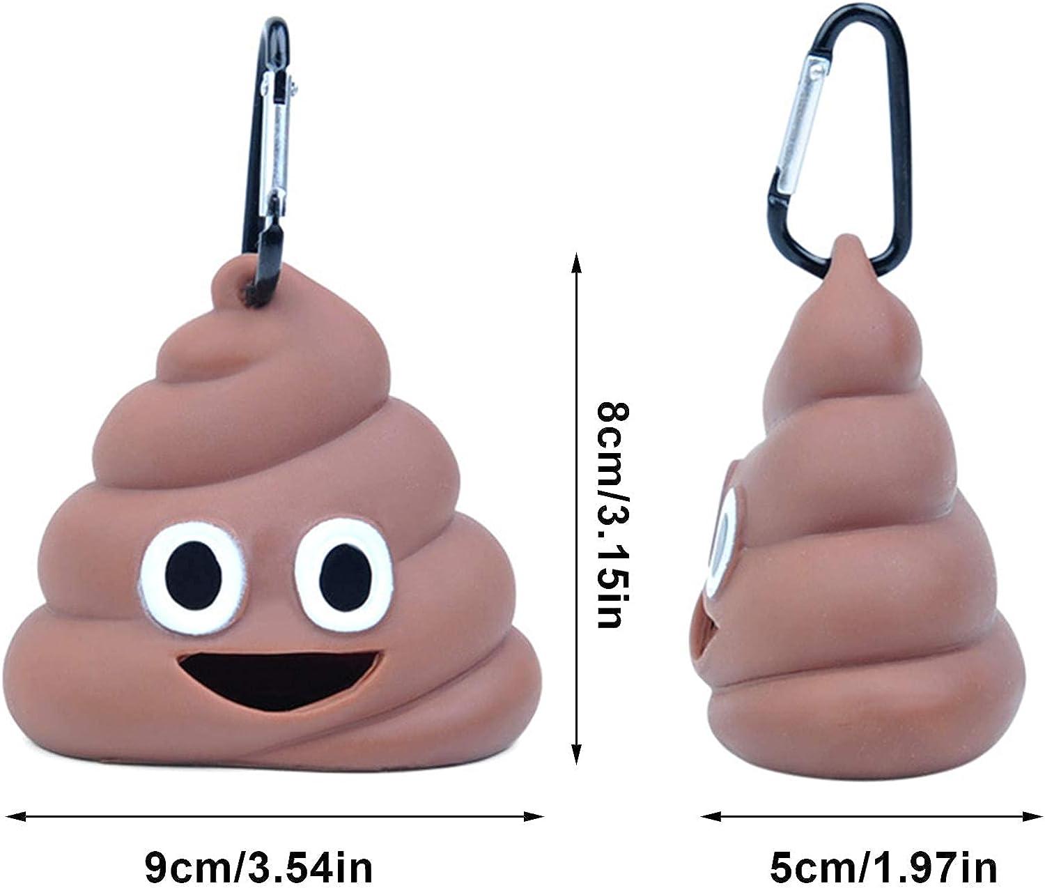 Túi phân chó lớn hơn Túi đựng phân chó Túi đựng phân chó Túi đựng phân chó Hộp đựng túi đựng chất thải có móc không thấm nước với carabiner dành cho tã giấy thải của thú cưng