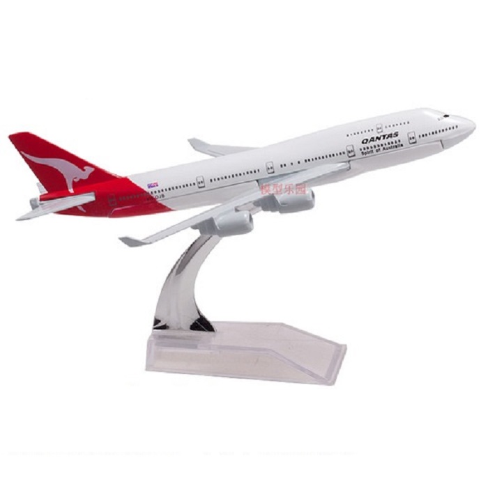 Mô hình máy bay tĩnh B74 Qantas Airways 16cm